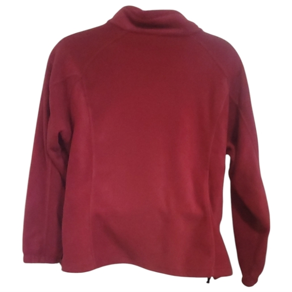 Columbia benton springs brick red full zip fleece coat jacket plus size 2x - Picture 6 of 6